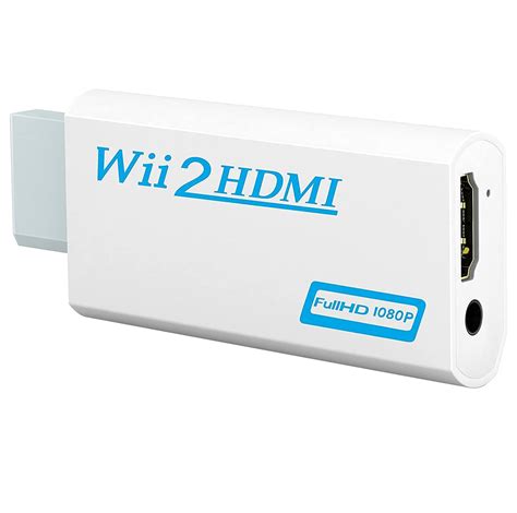 Wii To Hdmi Converter Output Video Audio Adapter With 35mm Audio Video Output Supports All Wii