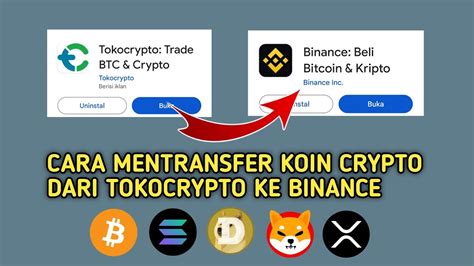 Cara Transfer Koin Crypto Dari Tokocrypto Ke Binance Terbaru Youtube