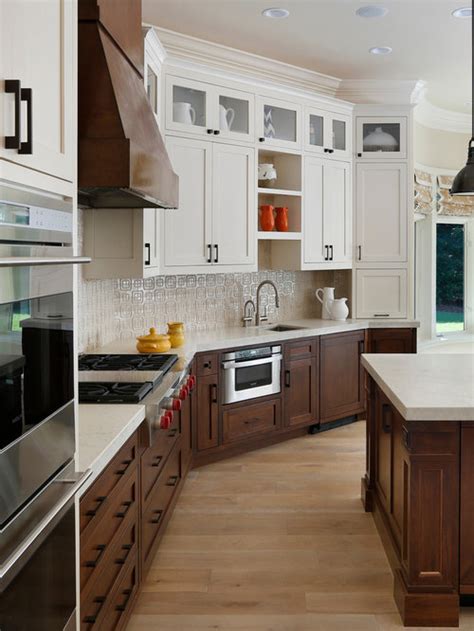 White Upper Cabinets Ideas Pictures Remodel And Decor