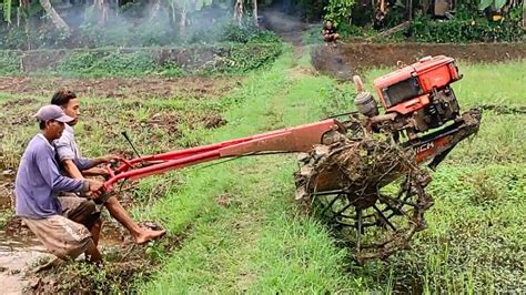 Pindah Lahan Traktor Sawah G1000 Kubota Garap Lahan V Beltnya