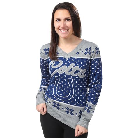 Indianapolis Colts Womens Christmas Sweater Ugly Christmas Sweater Party