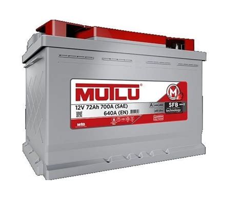 Mutlu 12 Volt 72 Amper Hd Akü