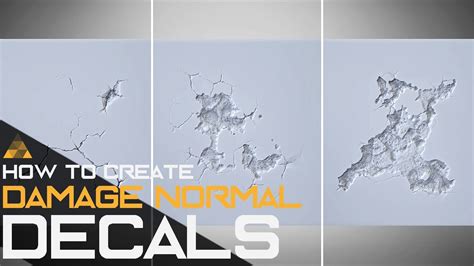 Unreal Engine 4 Decals How To Create Normal Decals Tutorial Youtube