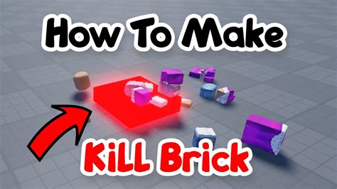 How To Make A Kill Brick In Roblox Studio 2023 YouTube