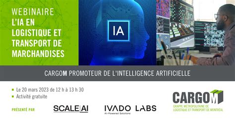 Webinaire Sur Lintelligence Artificielle En Logistique Et Transport De