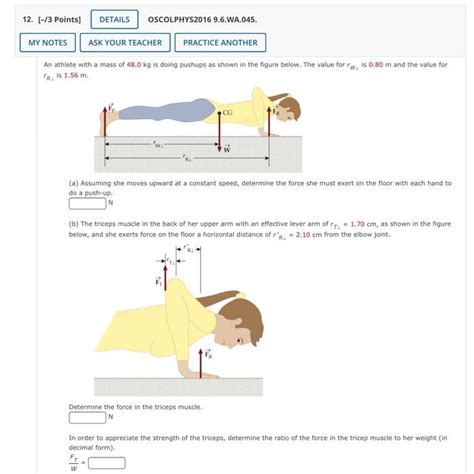 Solved 12 [ 13 Points Details Oscolphys2016 9 6 Wa 045 My