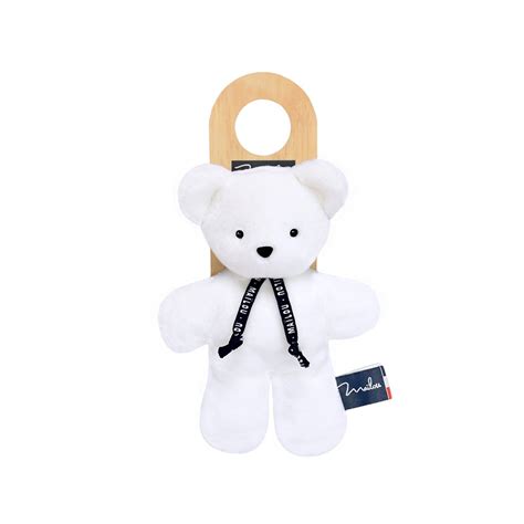 Doudou Ours blanc Pain d Epices Dorlotin Maïlou Tradition Doudous