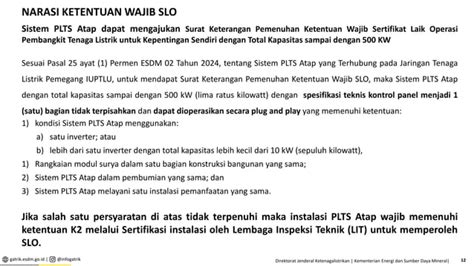 Pln Presentation Permohonan Perizinan Plts Atap On Grid Ppt