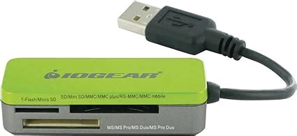 Iogear In Usb Pocket Flash Memory Card Reader Writer Gfr