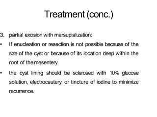 mesenteric cyst | PPT