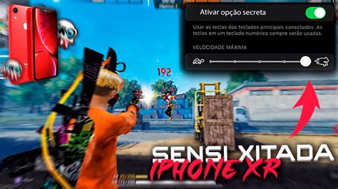 MELHOR SENSIBILIDADE DO IPHONE XR PARA FREE FIRE DEPOIS DA