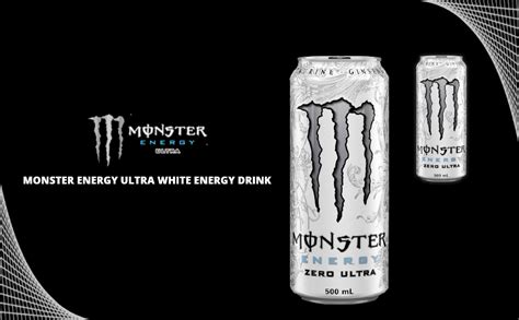 Monster Energy Ultra White Energy Drink, 500 Ml - Ultra White : Amazon ...