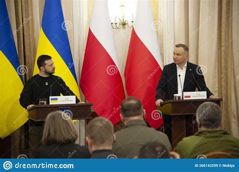 Volodymyr Zelenskyy Andrzej Duda And Gitanas Nauseda Visit The Western