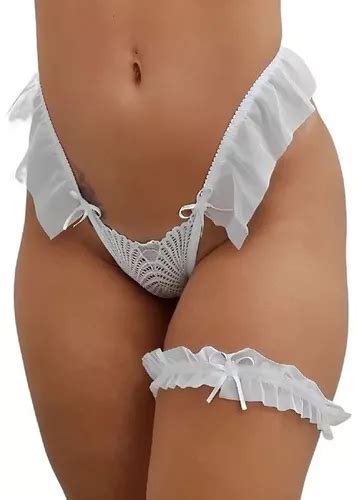 Calcinha Fio Dental Sexy Perneira Lingerie Sexy Feminina MercadoLivre