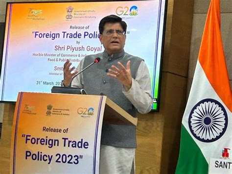 Commerce Minister Piyush Goyal Unveils Foreign Trade Policy New