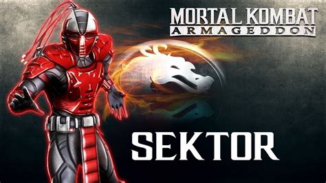 MORTAL KOMBAT ARMAGEDDON - KREATE A FIGHTER - SEKTOR MK4/GOLD - YouTube