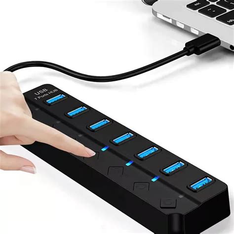 Usb Hub Usb Hub Multi Usb Splitter Hab Use Power Adapter