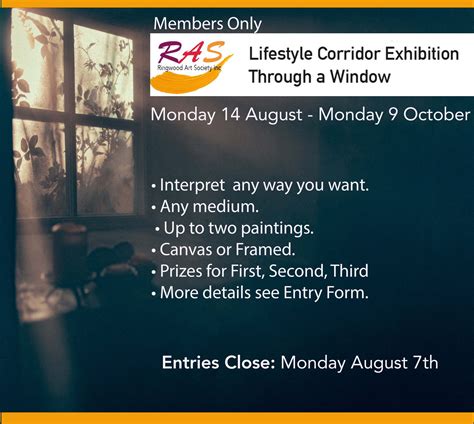 Lifestyle Corridor Exhibition Through A Window Ringwood Art Society Inc