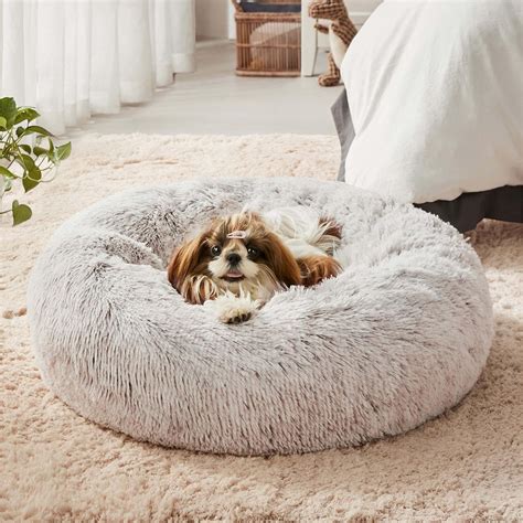 Tucker Murphy Pet™ Faux Fur Dog & Cat Bed, Original Calming Bed For