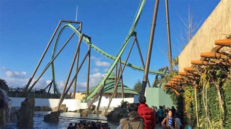 Foto Ngeri Roller Coaster Di Jepang Berhenti Mendadak Orang