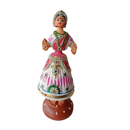 Buy Now Bazaar Handmade Dancing Doll Thanjavur Thalayatti Bommai