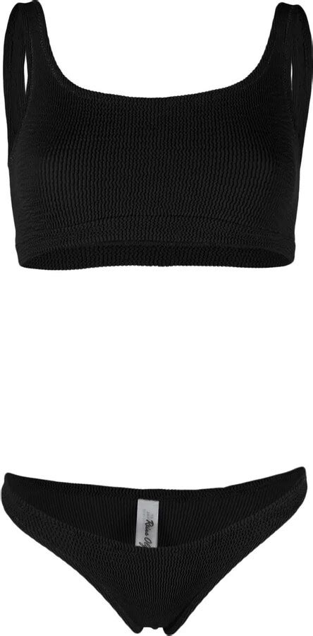 Reina Olga Ginny Boobs Seersucker Bikini Set ShopStyle Two Piece Swimsuits