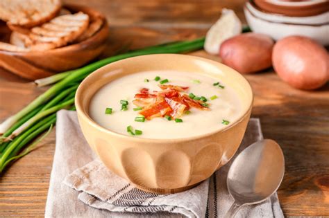 Creamy Leek Potato And Bacon Soup Yum Tasmanian