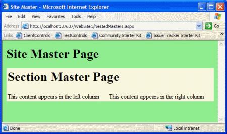 Master Pages In Asp Net An Advanced Look