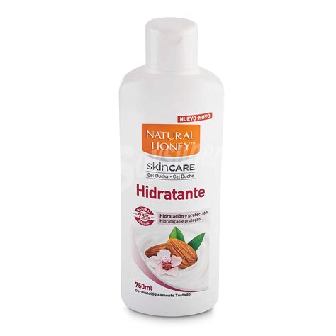 Natural Honey Gel de baño o ducha hidratante con aceite de almendras