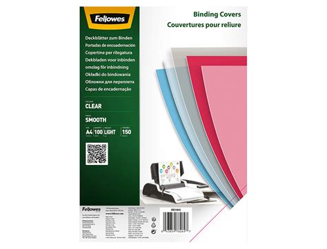 Zwiller Hyperburo Couvertures Fellowes Transparente Pvc Micra