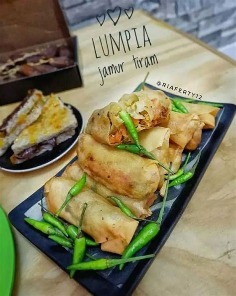 Resep Lumpia Isi Jamur Tiram Gurih Dan Bikin Nagih