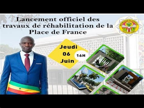 Le Maire Babacar Diop Lancement Officiel Des Travaux De Reconstruction