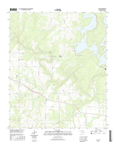 Mytopo Lane Oklahoma Usgs Quad Topo Map