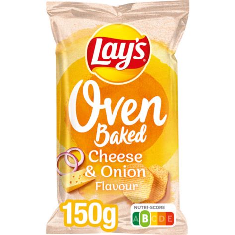 Lays Oven Baked Cheese Onion Chips 150 Gr