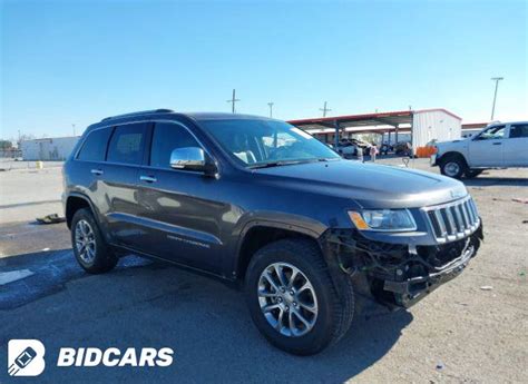 2014 Jeep Grand Cherokee Limited 1c4rjebg7ec547770 Historia Sprzedaży Bidcars