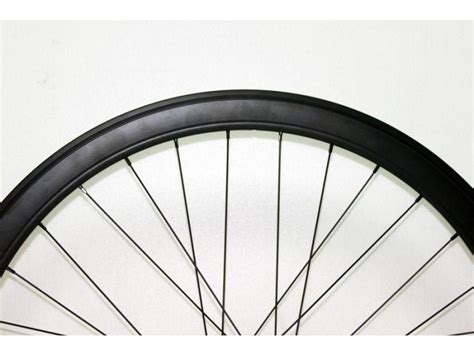 Rueda Trasera Fixie Origin Negra Mate De Aluminio Para Bici