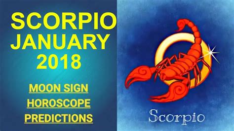 Scorpio January 2018 Horoscope Vrishchik January 2018 Astrology Moon Sign Vedic Predictions