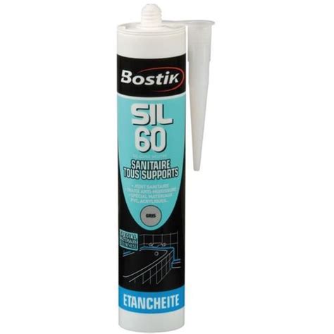 Mastic Sanitaire SIL 60 Translucide 310 ML Achat Vente Joint D