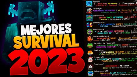 Top 𝟭𝟬 𝟮 𝗠𝗘𝗝𝗢𝗥𝗘𝗦 𝗦𝗘𝗥𝗩𝗜𝗗𝗢𝗥𝗘𝗦 de Minecraft 𝟭 𝟭𝟵 𝟯 𝗦𝗨𝗥𝗩𝗜𝗩𝗔𝗟 𝗡𝗼 𝗣𝗿𝗲𝗺𝗶𝘂𝗺