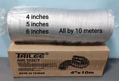 Aluminum Flexible Air Duct By Meters Tailee Lazada Ph