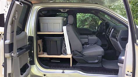 Maximizing Your Trucks Back Seat Storage Area