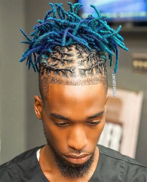 Blue Dreads On Boys