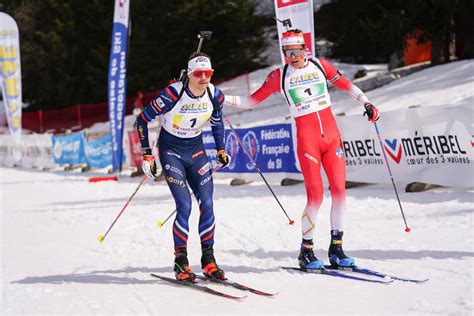 Biathlon Championnats de France de Méribel grâce à Nans Madelenat