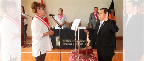 Juramenta decano de la Facultad de Ingeniería Electrónica e Informática