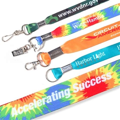 Dye Sublimated Lanyard Clevenger Printing