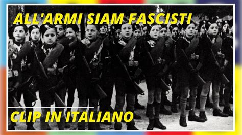 All Armi Siam Fascisti Documentario Clip In Italiano Youtube