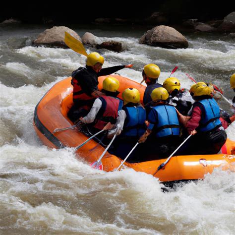 El Rafting En Aguas Bravas Es Una Actividad De Aventura En La Que Los