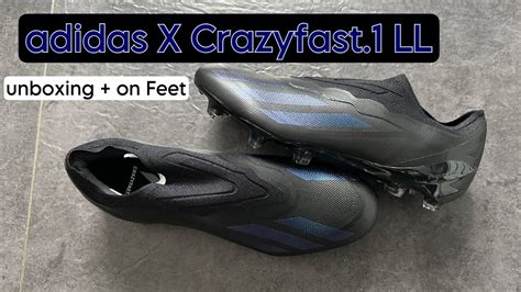 Adidas X Crazyfast Ll Laceless Black Der Neue Crazyfast Komplett In