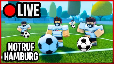 ROBLOX Notruf Hamburg Fußball Livestream Deutsch Community