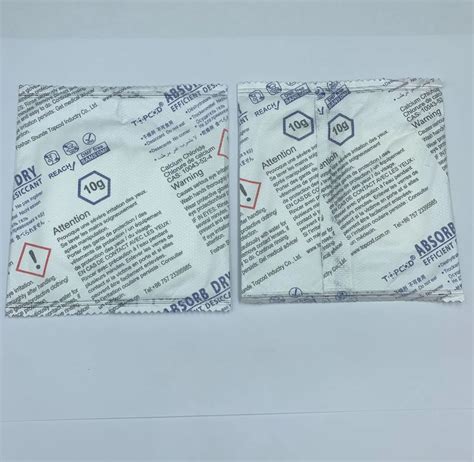 High Performance Desiccant Packet With Calcium Chloride Cacl For